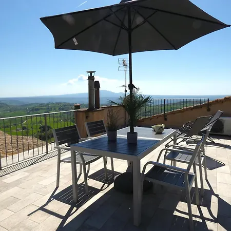 Appartamento Scappo In Umbria, La Terrazza *